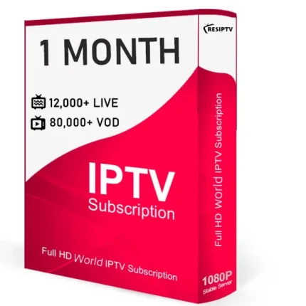Buy IPTV Subscription 1 Month – Silver