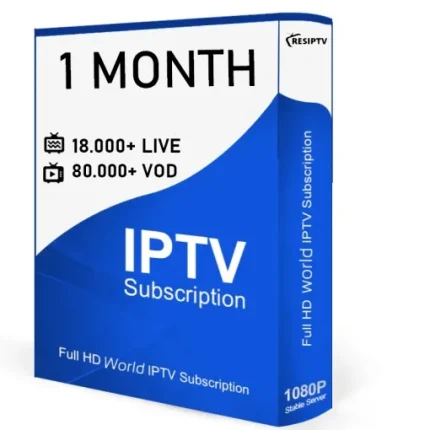 Buy IPTV Subscription 1 Month 3 dev – Premium