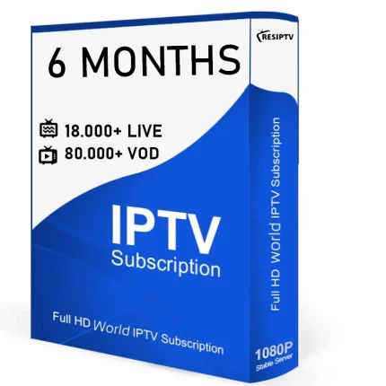 Buy IPTV Subscription 6 Months 5 dev– Premium